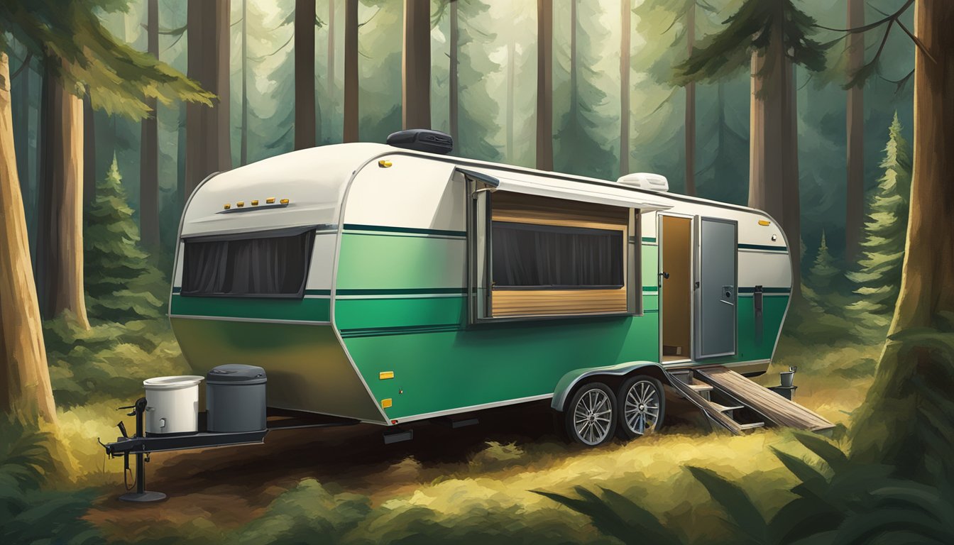 Living in a Double Wide in the Woods