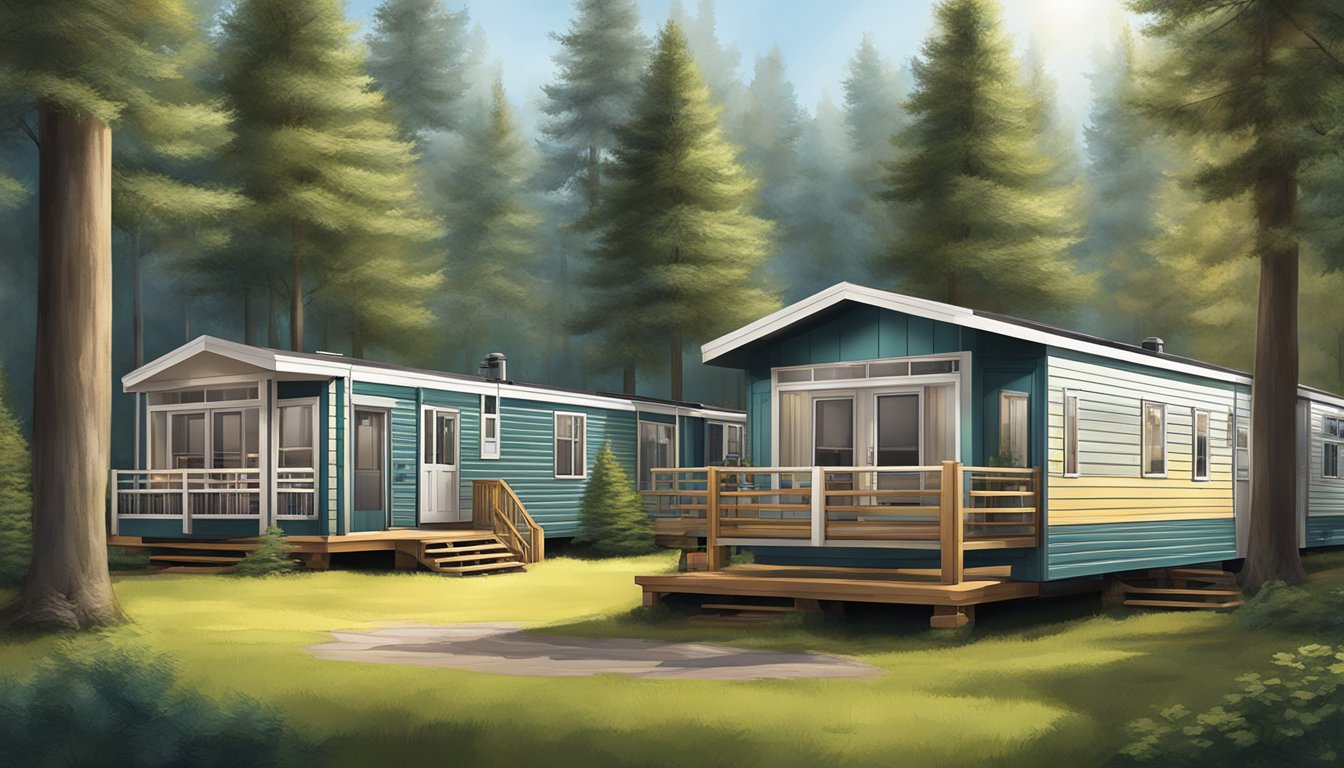 Spacious Rural Living in Double Wide Cabins